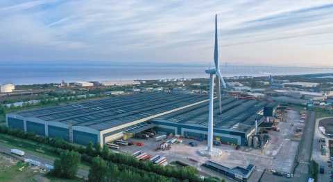 Wind turbine at Accolade Wines